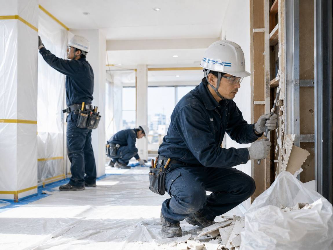 内装解体の現場